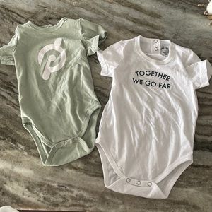 Peloton Baby onesies (2) 3-6 month
